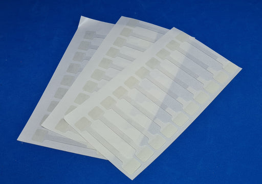 Plastic Transparent Small Shelf Wobblers with Adhesive Pads WOB14/F100