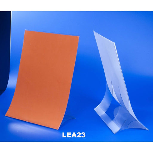 PET Fold-Flat Sign Holder LEA23 - Hang and Display
