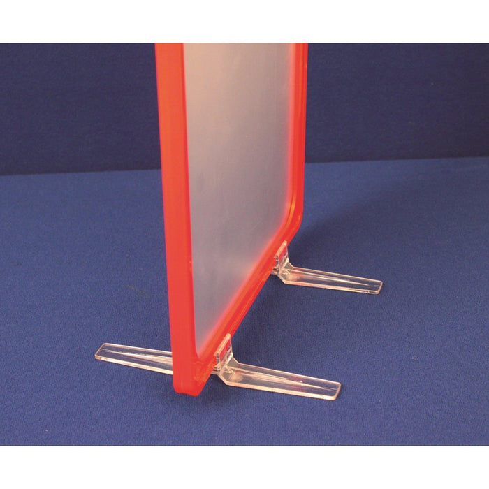 Plastic Showcard Stands and Frames with Telescopic Base - Hang and Display