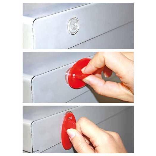 Premium Hanger Button with Removable Adhesive Base - Fixtwist HAN01R/T - Hang and Display