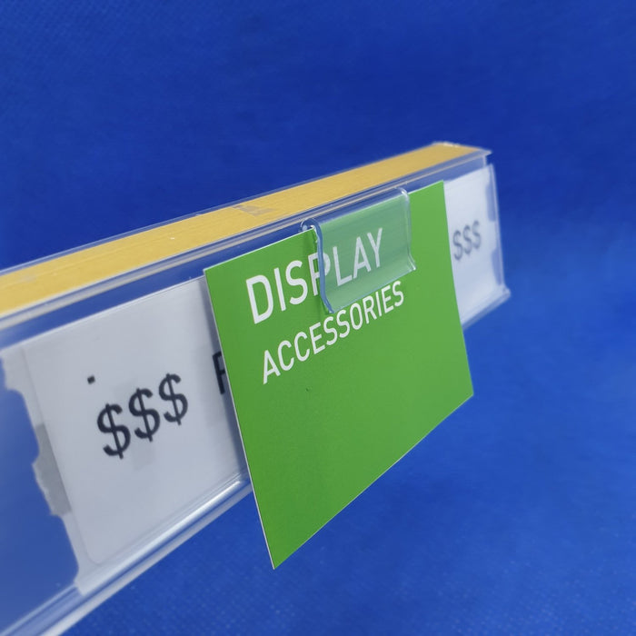 Shelf Talker Clip for Data Strips LAB30/25 - Hang and Display