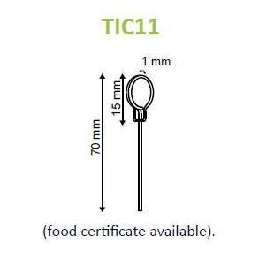 Stainless Steel Piercing Wire Ticket Holder TIC11 - Hang and Display