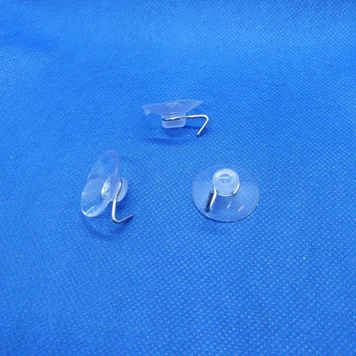 Suction Cup Transparent with Metal Hook SUC2 - Hang and Display