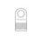 Self Adhesive Hang Tabs Round Hole on Reel BLI443