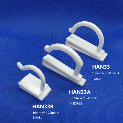 Plastic Hanging Shelf Hook For Cardboard Displays and Shelves