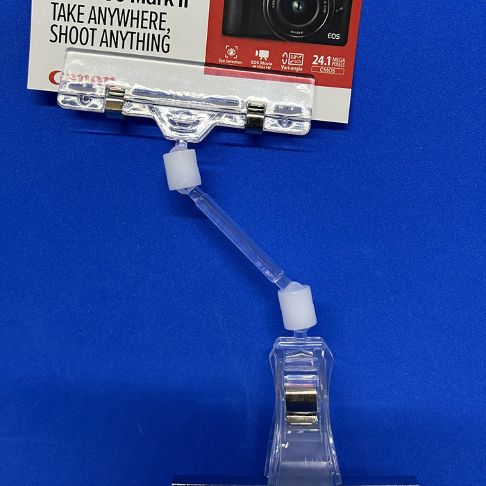 POS Ticket and Sign Holder with Claw Grip and Wide Card Holder HP008