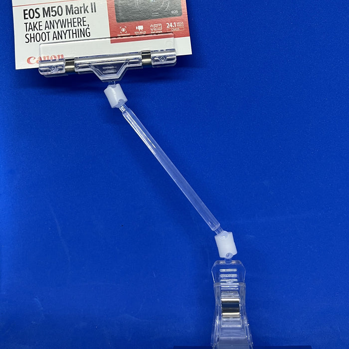 POS Ticket and Sign Holder with Claw Grip and Wide Card Holder HP008