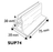 SuperGrip Sign Holder 38mm Adhesive Base 0.3mm to 3mm Capacity SUP74