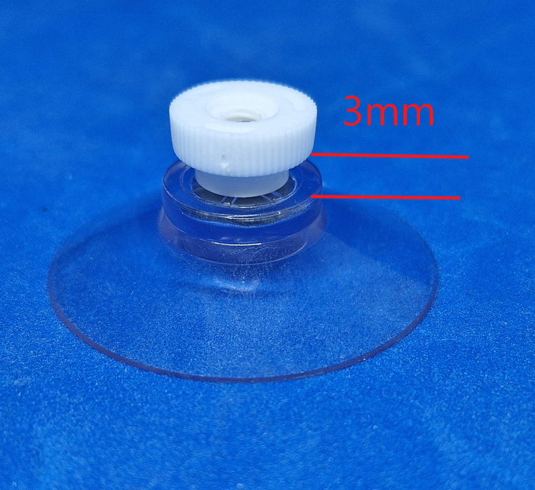 Suction Cup Transparent with Screw Cap SUC4