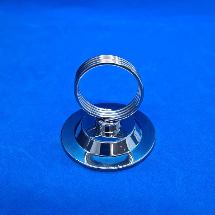 Freestanding Ring POS Metal Ticket, Sign and Menu Holder Round Base