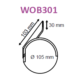 Aisle Interrupter Wobbler for Data Strips WOB301 - Hang and Display
