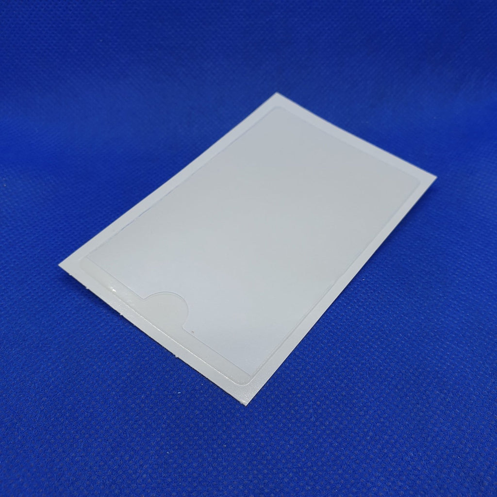 business card adhesive sleeve Clear Adhesive Business Card Holder BAD15 — Hang and Display