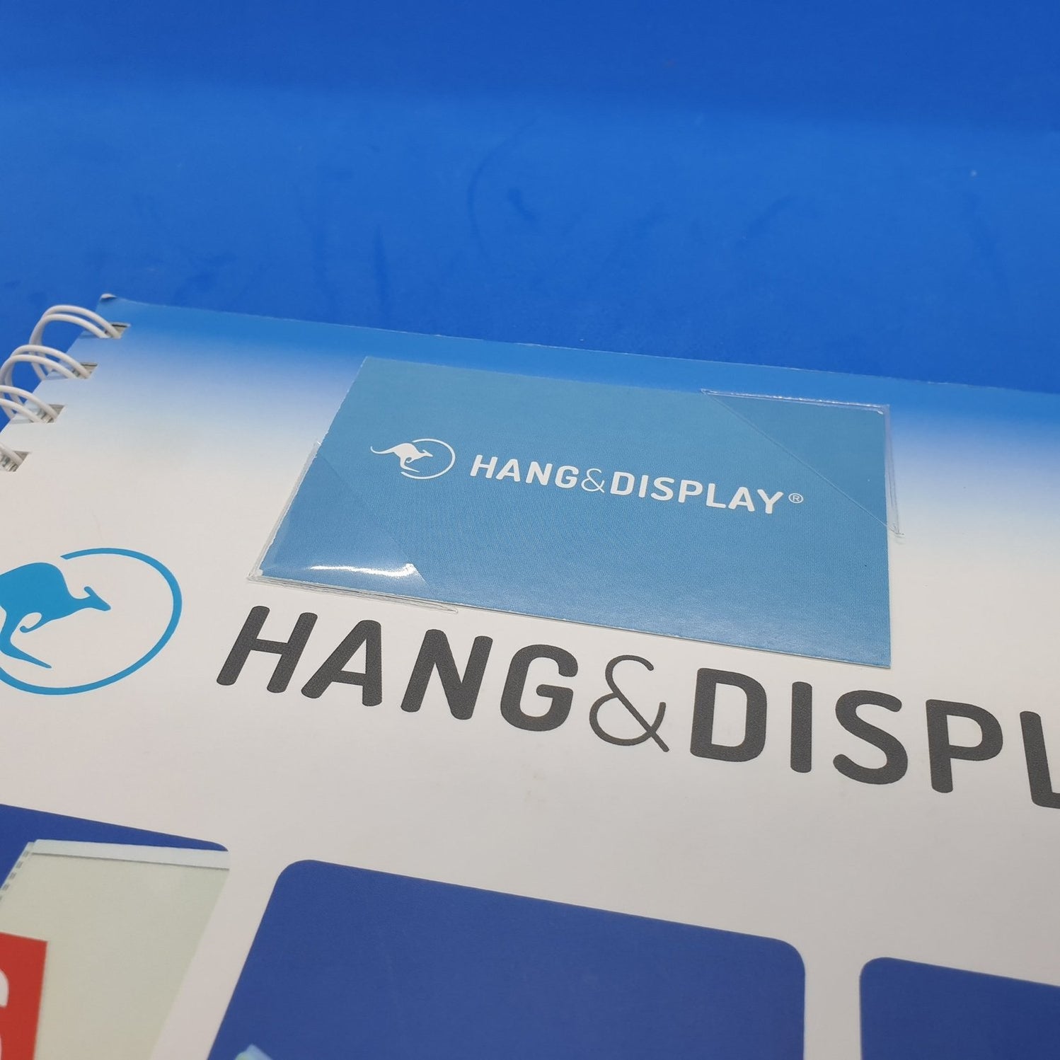 Clear Adhesive PVC Corner Triangle Pockets — Hang and Display