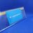 Clear Flat Data Strip with adhesive backing 60mm ticket height LAB4-60 - Hang and Display