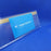 Clear Flat Data Strip with adhesive backing 60mm ticket height LAB4-60-Data Strip-Hang and Display