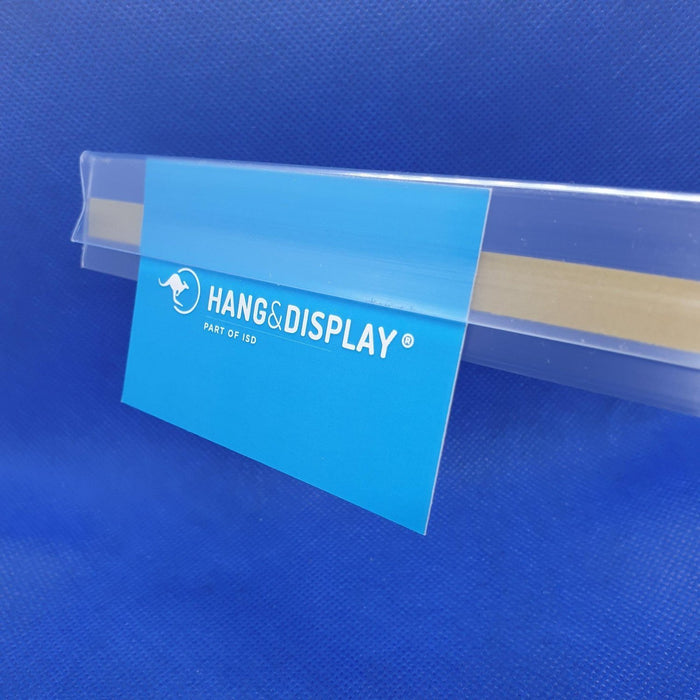 Clear Poster Edge and Ticket Holder with Adhesive Backing CPE - Hang and Display