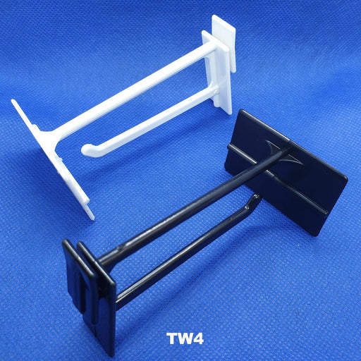 Corrugated Display Twin Hook with Scan Plate Plastic Merchandising Hook TW4 TW6 - Hang and Display