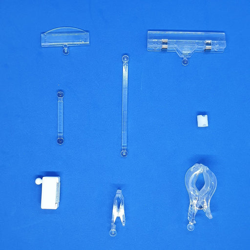 Custom Point Of Sale Ticket Holder Acrylic POS Clip-Ticket Holders-Hang and Display