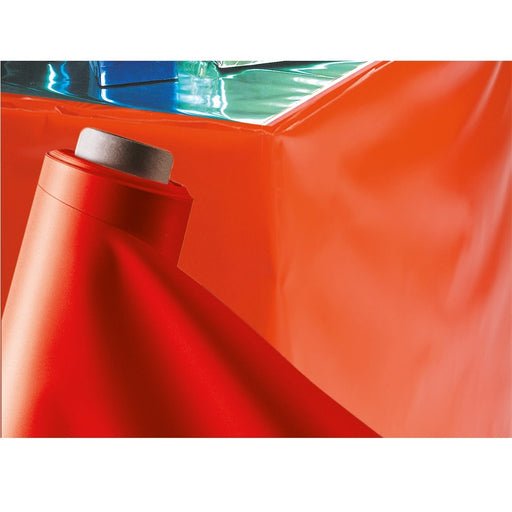 Decorative Thick Plastic Wrap Sheet Red 1.3 x 50 Meters
