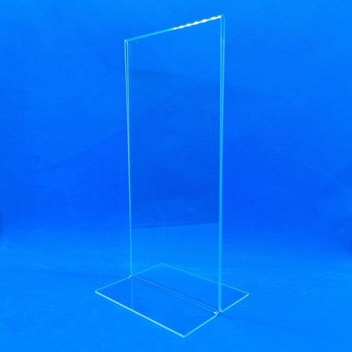 Double Sided Clear Counter Top Sign Holder & Menu Stand DL