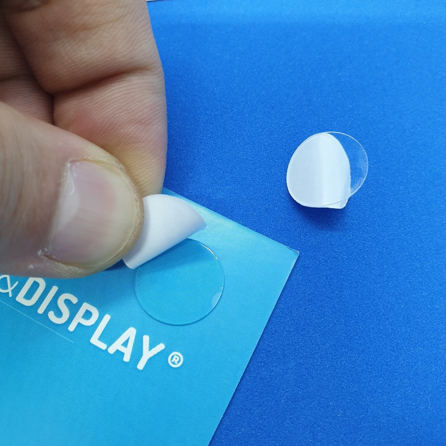 Double Sided Transparent Removable Adhesive Gel Dots on Reel FOA4/RT15