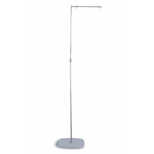 Free Standing Metal Sign Stand Banner Hanger with Telescopic Pole