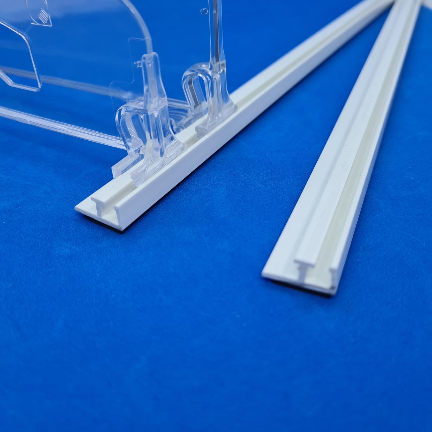 Display Shelf Rails Shelf Rails and Stoppers — Hang and Display