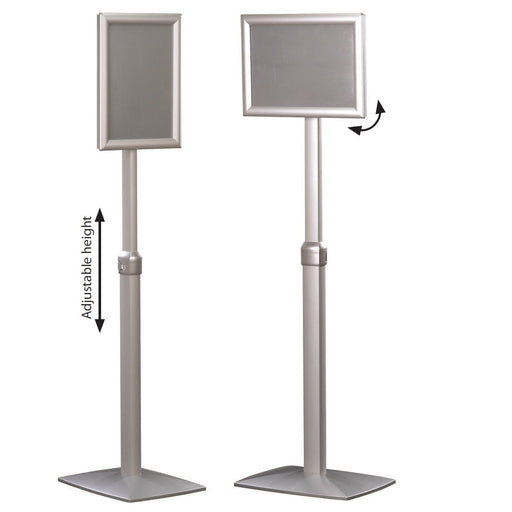 Menuboard Sign Holder Stand with Adjustable Height and Flexible Angle