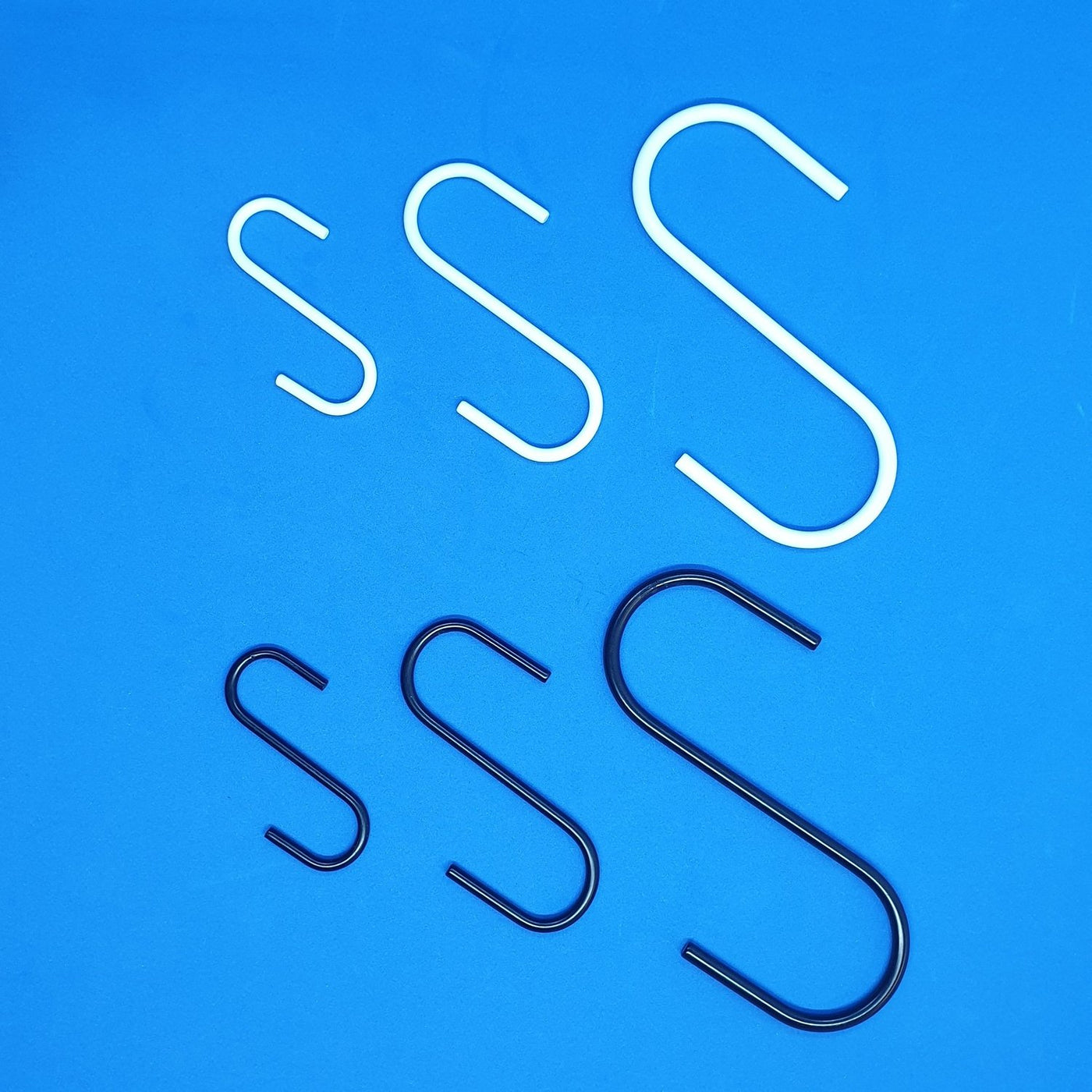 Metal S Hook Powder Coated Steel Wire Large Hanging Hooks — Hang and