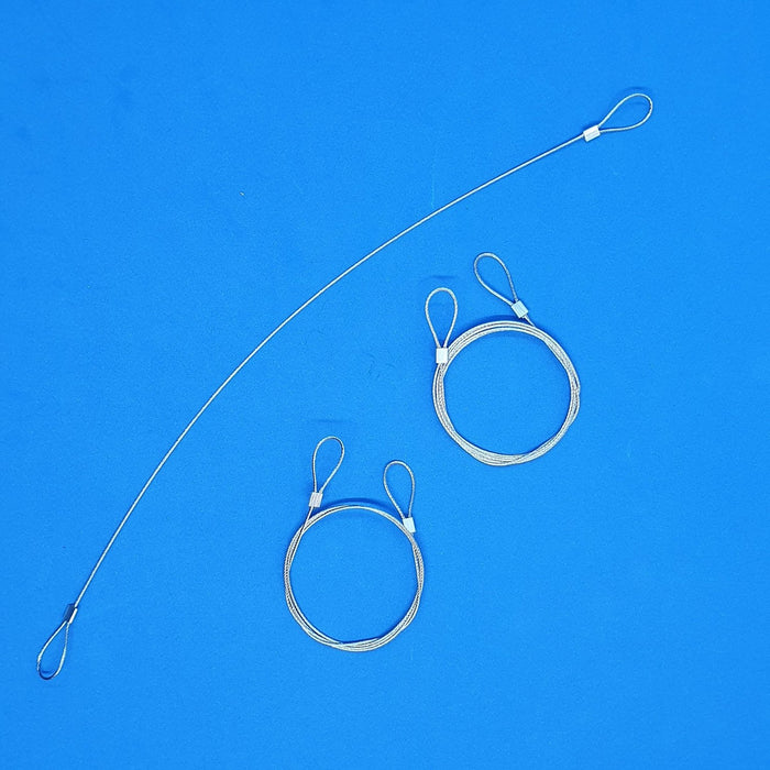 Metal Wire Cable with Looped Ends for Hanging Items