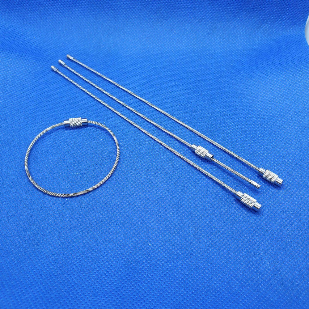 Security Wire Insert Metal Wire Security Loop and Screw ATT22 — Hang and Display