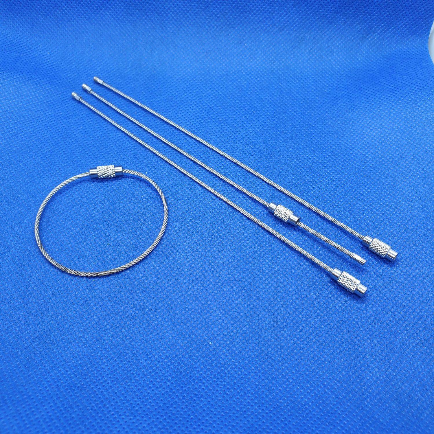 Security Loop Wire Metal Wire Security Loop and Screw ATT22 — Hang and Display