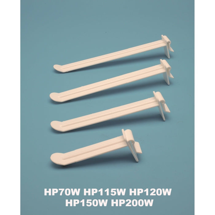 Multi Display Flat Plastic Butterfly Merchandising Hook HP-W - Hang and Display
