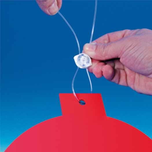 Nylon Wire 3 Meter Hanging System Looped End with Invisigrip Gripple Fastener