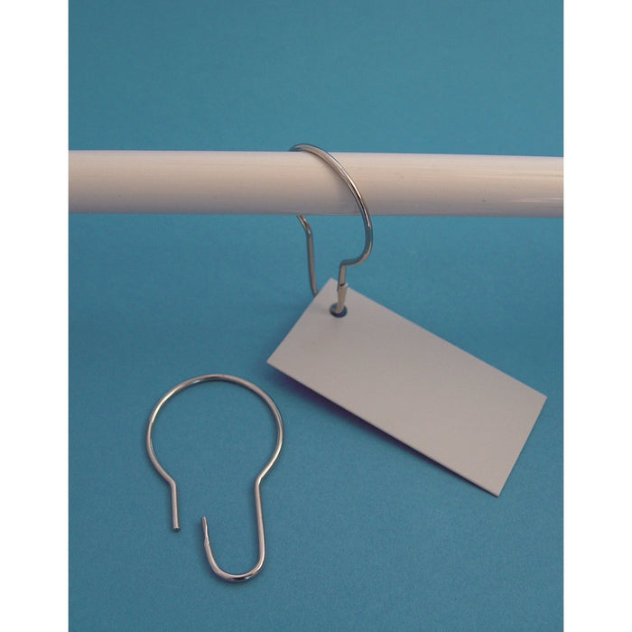Pear Shape Chrome Finish Metal Locking Ring HOO15/35 - Hang and Display
