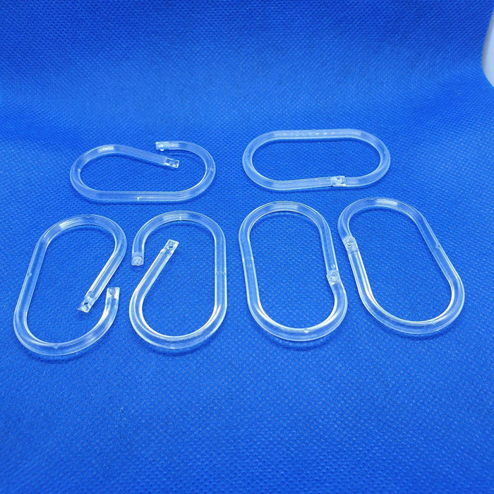 Plastic Locking Pop-Ring Round and Oval HOO11 HOO12 HOO13-Rings-Hang and Display