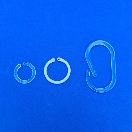 Plastic Locking Ring Round and Oval