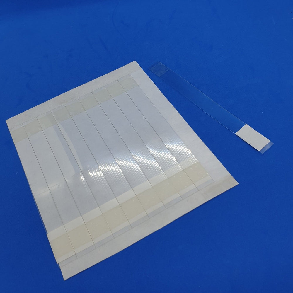 Plastic Transparent Shelf Wobblers with Adhesive Pads on Sheets WOB55188 - Hang and Display