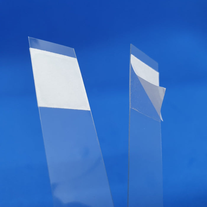 Plastic Transparent Shelf Wobblers with Adhesive Pads WOB1 - Hang and Display