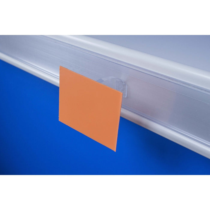 Plastic Transparent Small Shelf Wobblers with Adhesive Pads WOB2/2T - Hang and Display