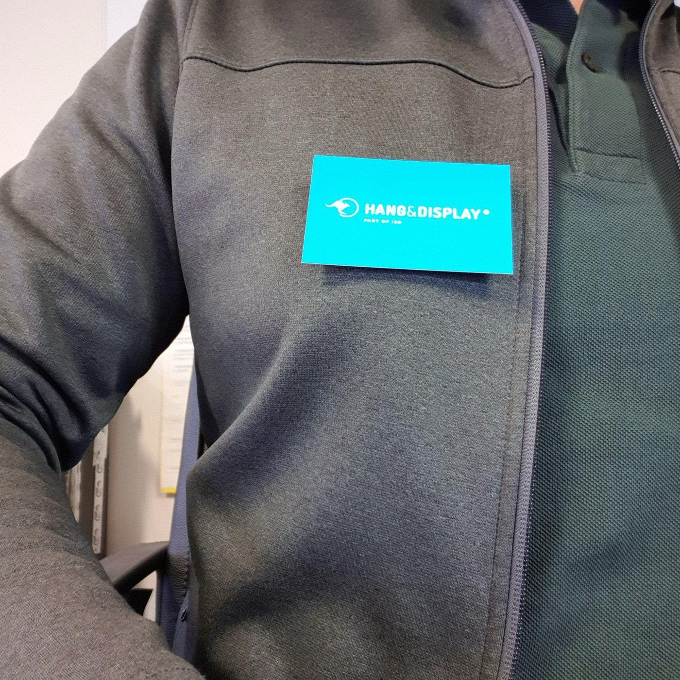 Rectangle Adhesive Button Set MAG8 — Hang and Display