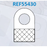 Self Adhesive Hang Tabs Round Hole on Sheet REF-55430 - Hang and Display