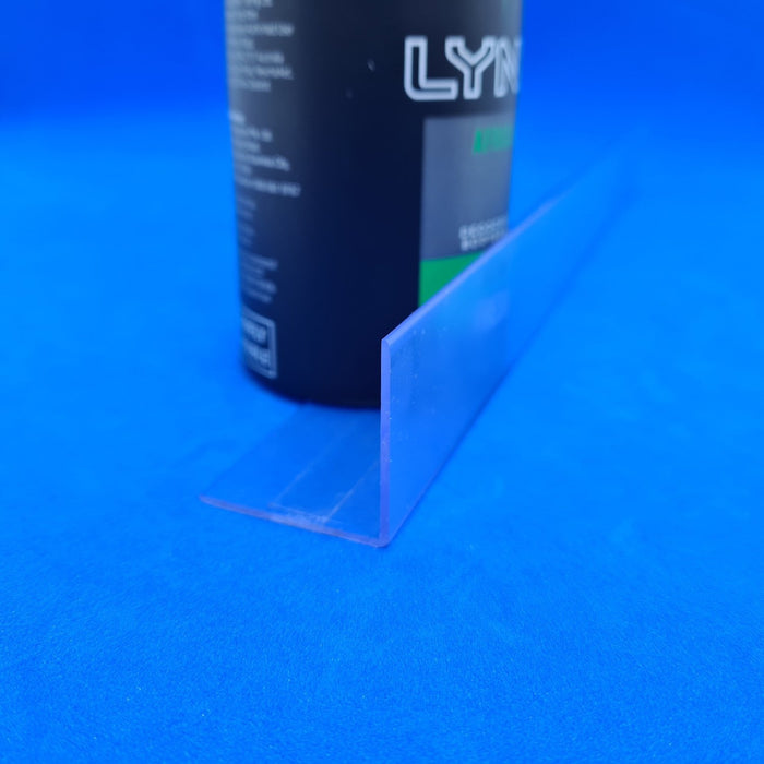 Shelf Stopper Strip Clear PVC with Adhesive Base