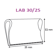 Shelf Talker Clip for Data Strips LAB30/25 - Hang and Display