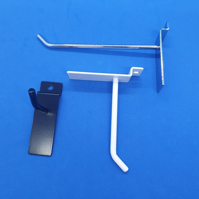 Slatwall Single Prong Metal Display Hooks-Hooks-Hang and Display