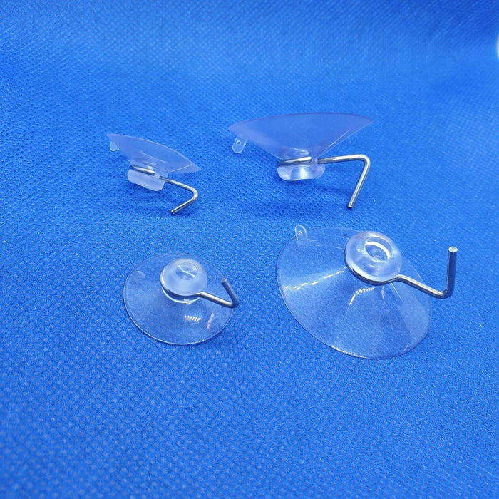 Suction Cup Transparent with Metal Hook SUC2 - Hang and Display