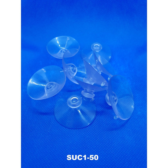 Suction Cup Transparent with Mushroom Head SUC1 - Hang and Display