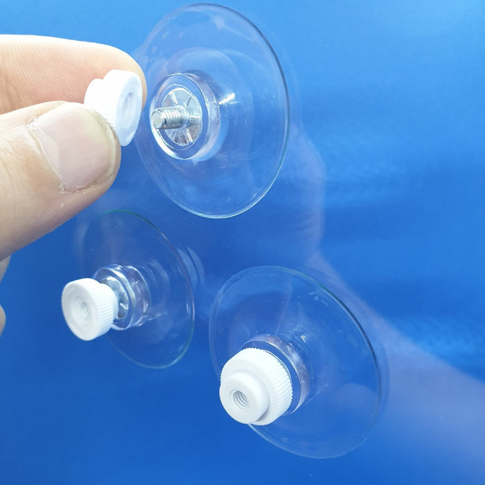 Suction Cup Transparent with Screw Cap SUC4 - Hang and Display