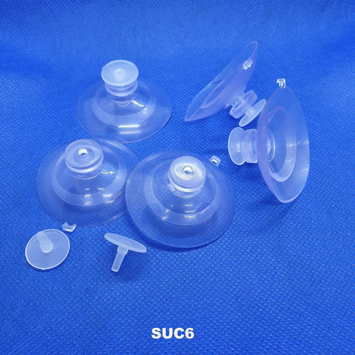 Suction Cup Transparent with Thumbtack SUC3 SUC6 - Hang and Display