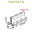 SuperGrip Sign Holder 25mm Adhesive Base 3mm to 6mm Capacity SUP24 - Hang and Display